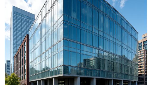 Фасад современного офисного здания ИнвестПрофи в центре Москвы