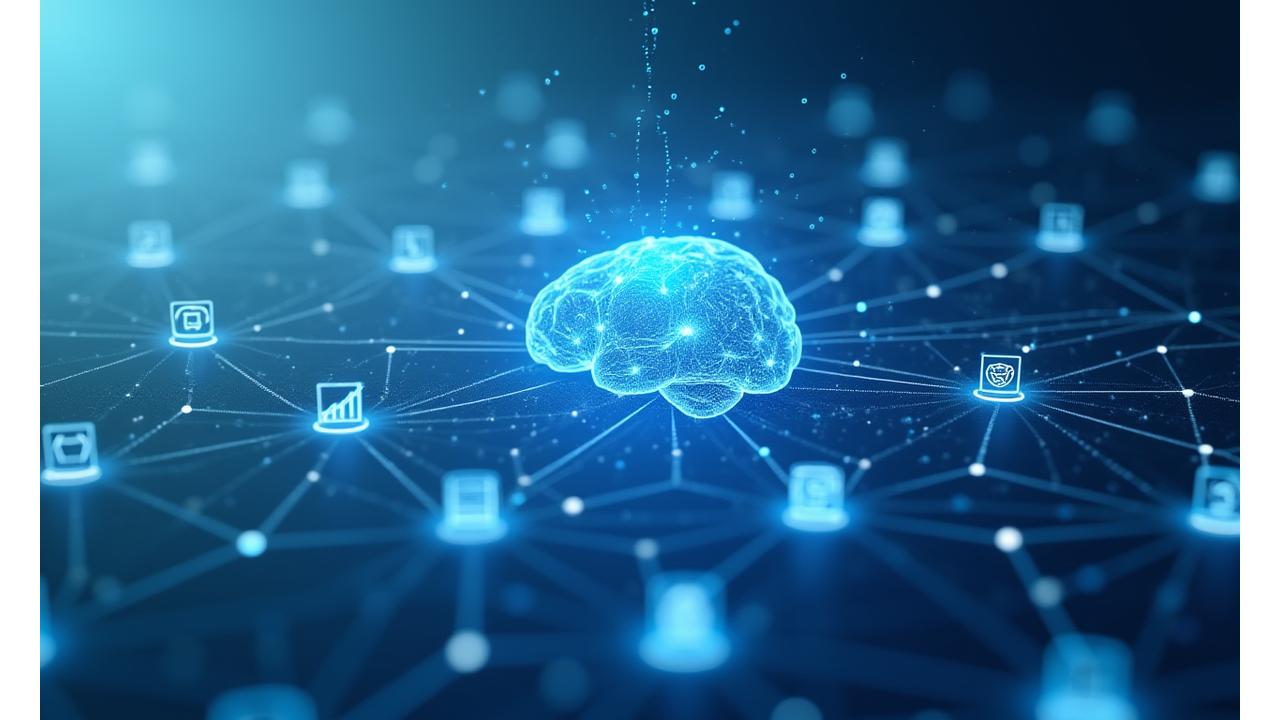 Изображение демонстрирующее обширную базу знаний и поиск информации